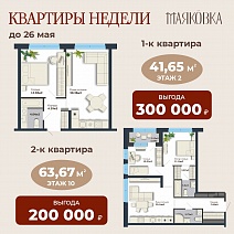 Акция «Квартира недели» в Маяковке!
