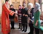 Поздравление учащихся духовной семинарии, в рамках акции " В защиту жизни"